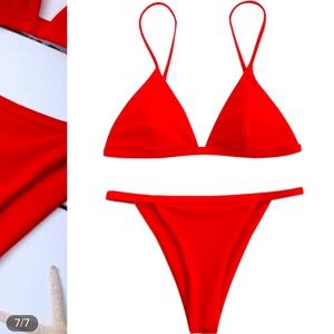 Red bikini